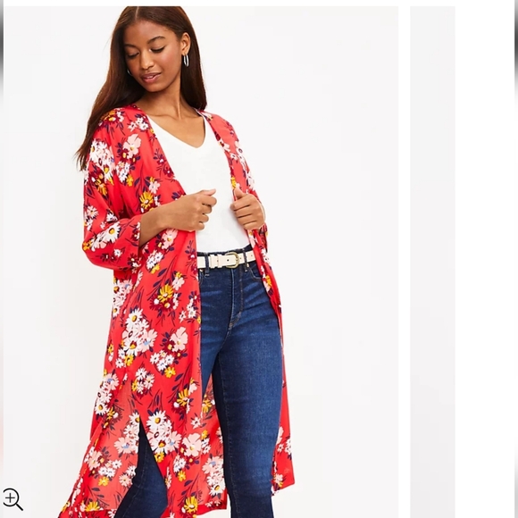 NWT Women's Duster Wrap LOFT ~ Size-XS/S - Picture 7 of 9